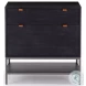 Trey Black Wash Modular Filing Cabinet