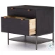 Trey Black Wash Modular Filing Cabinet