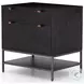 Trey Black Wash Modular Filing Cabinet