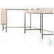 Trey Dove Poplar Filing L-Shaped Credenza Desk System