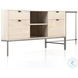 Trey Dove Poplar Filing L-Shaped Credenza Desk System