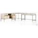 Trey Dove Poplar Filing L-Shaped Credenza Desk System