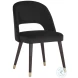 Clifton Black Fabric Monae Dining Chair