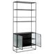 Parsons Black Bookcase