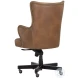 Hubert Tobacco Tan Faux Leather Adjustable Office Chair