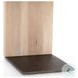 Hudson Ashen Walnut And Gunmetal C End Table