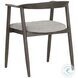 Jeremy Belfast Heather Grey Fabric Dining Armchair
