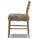 Glenmore Smoked Oak and Taupe Shearling Dining Chair Set of 2