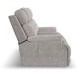 Zecliner Zofa Dove Gray Performance Fabric 87" Zero Gravity Power Reclining Sofa with USB Charging and LED
