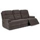 Zecliner Zofa Umber Performance Fabric 87" Zero Gravity Power Sleep Reclining Sofa with USB Charging and LED