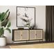 Avida Black And Gold Large Sideboard