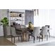 Baldessara Gray And Rustic Bronze Bookcase