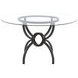 Aviano Gunmetal 48" Round Dining Table