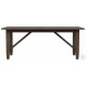 Matisse Light Brown 94" Extendable Rectangular Dining Table