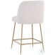 Ledoux Copenhagen White Counter Height Stool