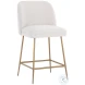 Ledoux Copenhagen White Counter Height Stool