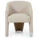Fae Nova Taupe Performance Fabric Dining Chair