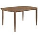 Dortch Walnut Solid Wood Oval Dining Table
