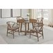 Dinah Walnut Solid Wood Round Dining Table