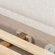 Rosedale Yucca Oak Veneer and Knoll Natural Performance Fabric Queen Upholstered Bed