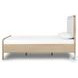 Rosedale Yucca Oak Veneer and Knoll Natural Performance Fabric Queen Upholstered Bed