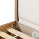 Rosedale Yucca Oak Veneer and Knoll Natural Performance Fabric King Upholstered Bed