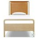 Rosedale Yucca Oak Veneer and Chaps Sand Twin Upholstered Bed