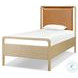 Rosedale Yucca Oak Veneer and Chaps Sand Twin Upholstered Bed