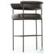 Carrie Sonoma Black Bar Stool