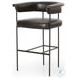 Carrie Sonoma Black Bar Stool