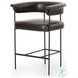 Carrie Sonoma Black Counter Height Stool