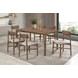 Parkridge Natural Walnut 59" Rectangular Dining Table