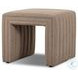 Augustine Crypton Nomad Taupe Performance Fabric Rectangular Ottoman