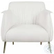 Rachael White Accent Chair