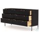 Trey Black Wash Poplar 7 Drawer Dresser