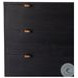 Trey Black Wash Poplar 5 Drawer Dresser