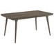 Onslow Dark Brown 59" Rectangular Dining Table