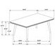 Onslow Dark Brown 59" Rectangular Dining Table
