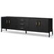Rosedale Chaps Sand Ebony Oak Veneer 94" Media Console