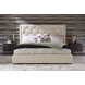 Alisha Meg Taupe King Upholstered Platform Bed