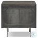 Fletcher Distressed Black 2 Drawer Nightstand