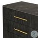 Fletcher Distressed Black Oak 6 Drawer Dresser