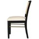 Arini Black Rattan Cane Dining Side Chair Set of 2