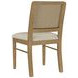 Arini Sand Wash Rattan Cane Dining Side Chair Set of 2