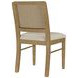 Arini Sand Wash Rattan Cane Dining Side Chair Set of 2