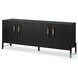 Rosedale Ebony Oak Veneer 4 Door Sideboard