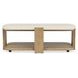 Sanibel Pale Oak and White Rectangular Cocktail Table