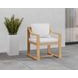 Tahiti Outdoor Stinson White Dining Arm Chair