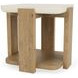 Sanibel Pale Oak and White Rectangular End Table