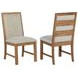 Bruner Oatmeal Upholstered Side Chair Set Of 2